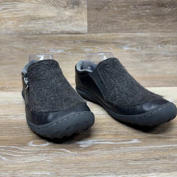 JBU Crimson Slip On Gray Textured Wool Casual Shoe Women's Size 8 - Picture 6 of 6